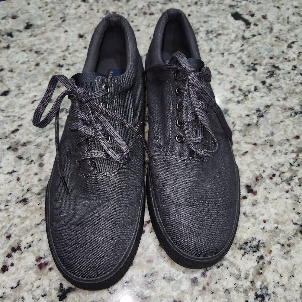 Men's Polo Ralph Lauren Fabian Dark Blue Gray Denim Size 10